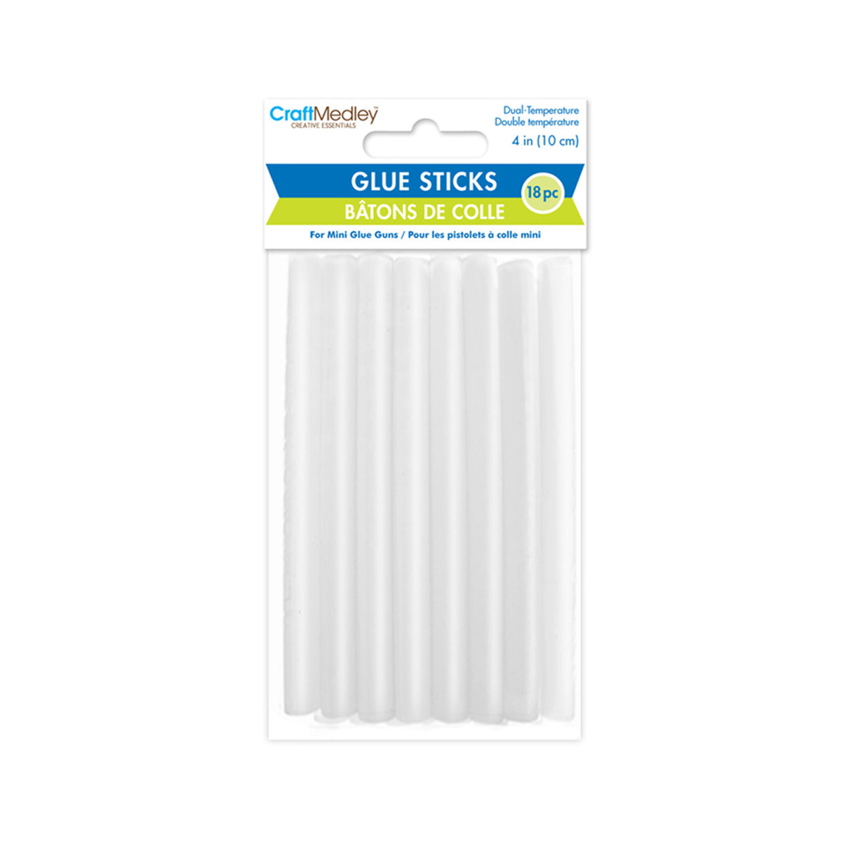 Glue Sticks for Mini Glue Guns - 4 inches, 18 pc