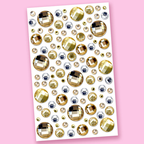 Gold Jewel Stickers