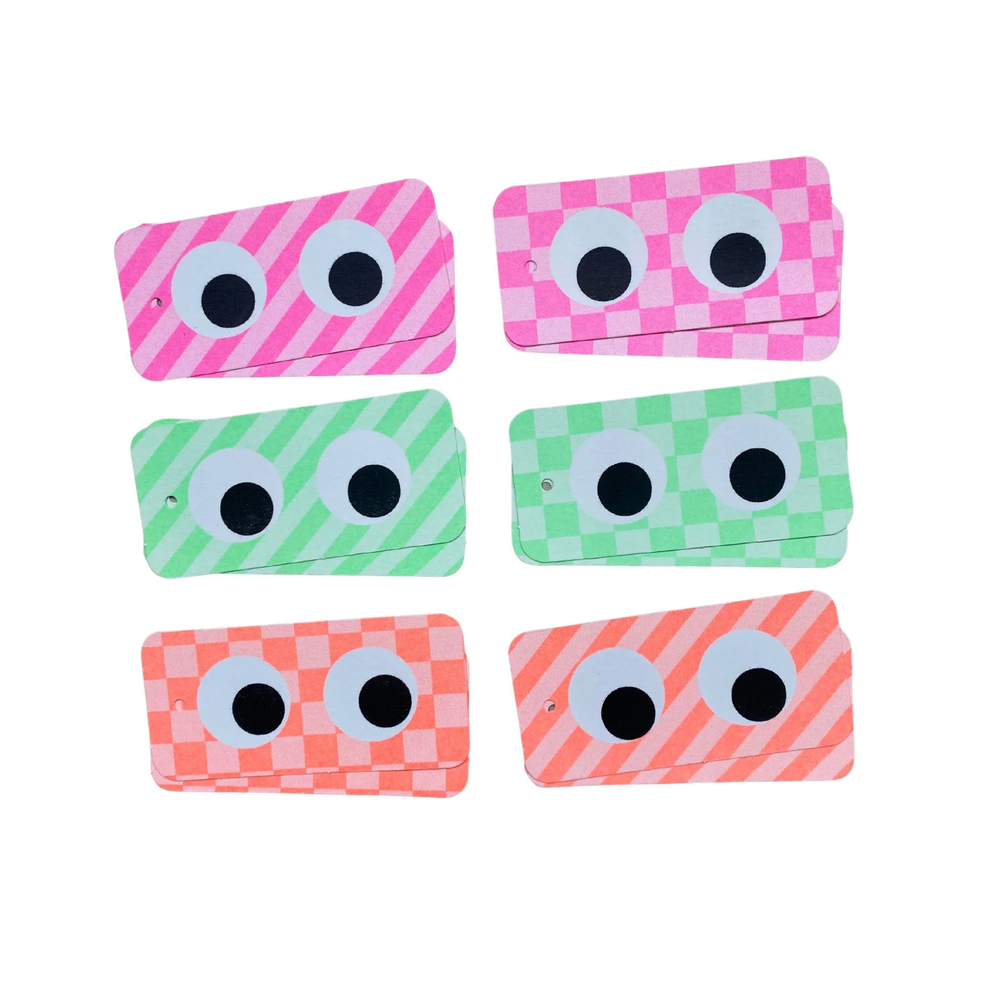 Googly Eye Gift Tags - Pack of 12 Mixed Designs