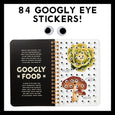 Googly Food Sticker Book by Brass Monkey and Galison