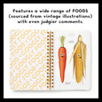 Googly Food Sticker Book by Brass Monkey and Galison