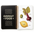 Googly Food Sticker Book by Brass Monkey and Galison