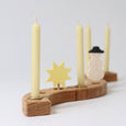 Grimm's Cream Candles 100% Beeswax for Celebration Rings