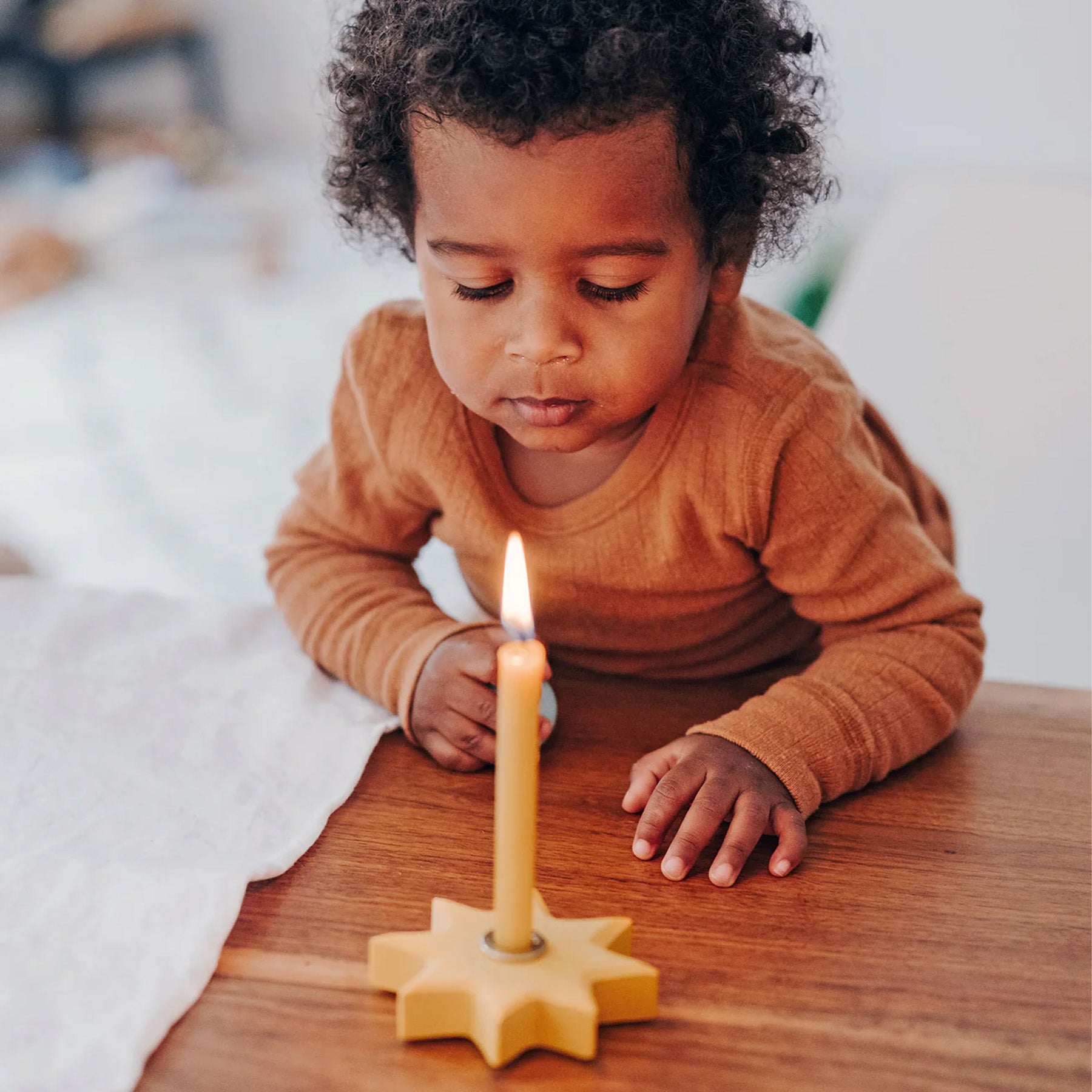 Grimm&#39;s Lifelight Yellow Star Decoration