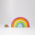 Grimm's Medium Wooden Pastel Rainbow Stacker