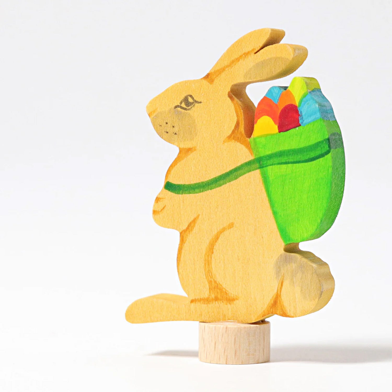 Grimm's Rabbit with Basket Ornament for Celebration Rings