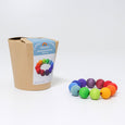 Grimm's Rainbow Grasping Bead Ring Toy