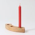 Grimm's Red Candles 10% Beeswax for Celebration Rings