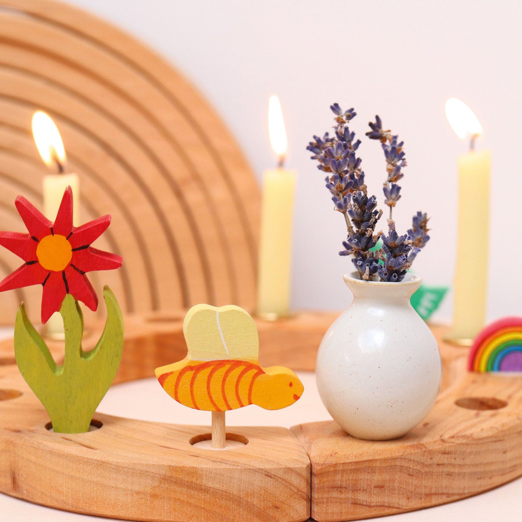 Grimm&#39;s White Vase Ornament for Celebration Rings