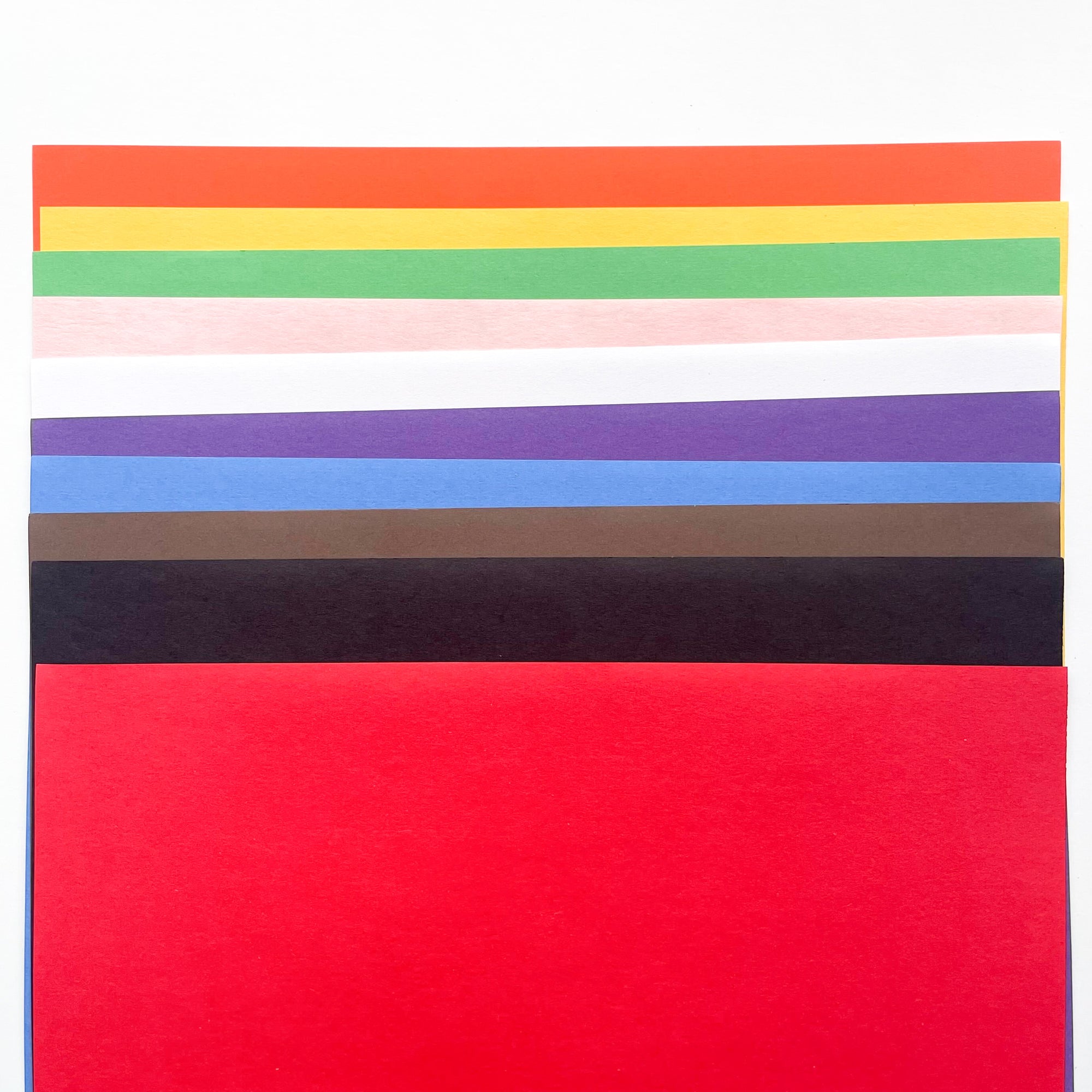 Heavyweight Construction Paper, 12&quot; x 18&quot; – Classic Colors