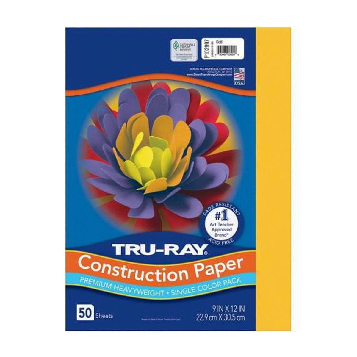 Heavyweight Construction Paper, 9" x 12" – Various Colors