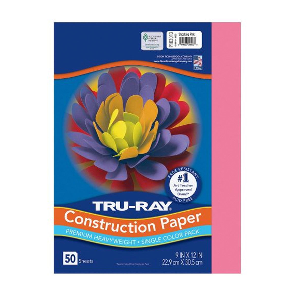 Heavyweight Construction Paper, 9" x 12" – Various Colors