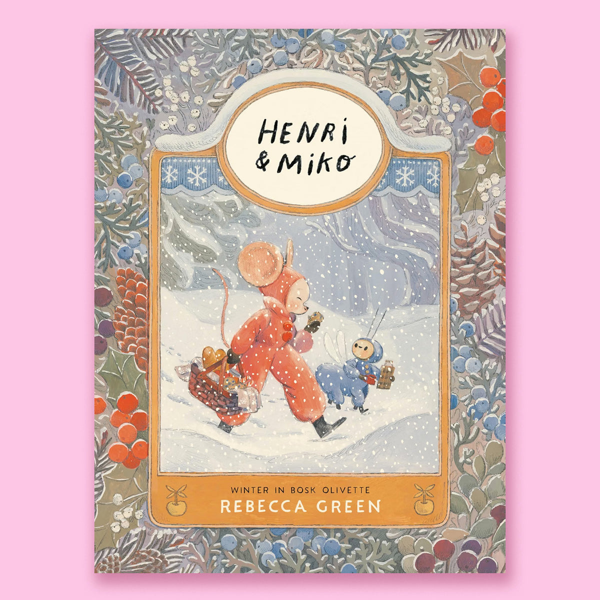 Henri and Miko: Winter in Bosk Olivette by Rebecca Green