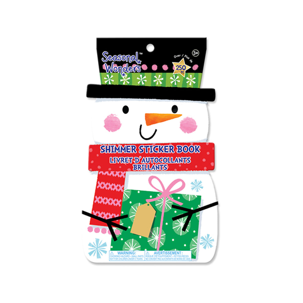Holiday Snowman Shimmer Sticker Book with 250+ Stickers