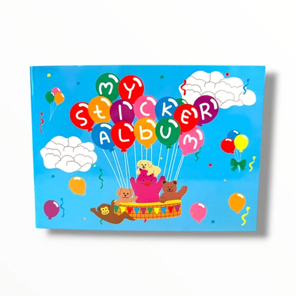 Hot Air Balloon Vintage Inspired Sticker Album