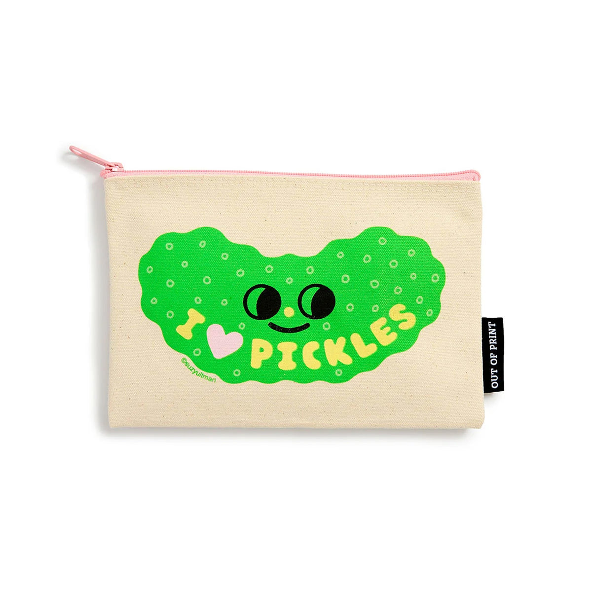 I Heart Pickles Pouch by Suzy Ultman