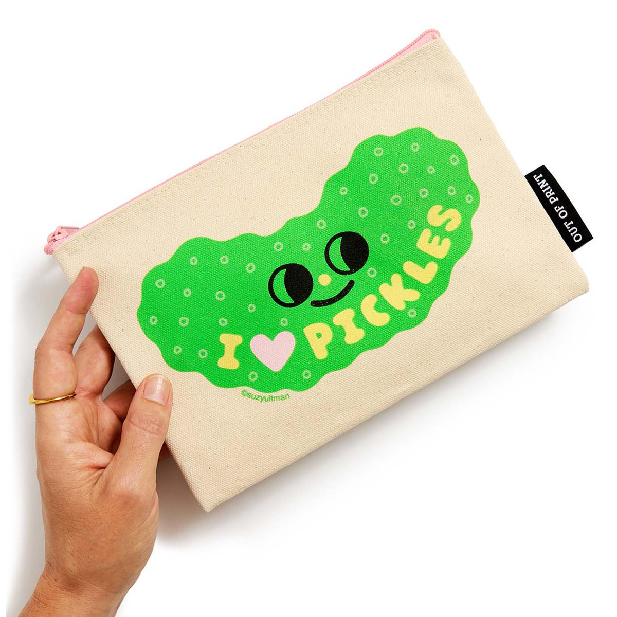 I Heart Pickles Pouch by Suzy Ultman
