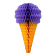 Ice Cream Honeycomb Decorations in Lavender