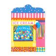 Ice Cream Shop Die Cut Greeting Card