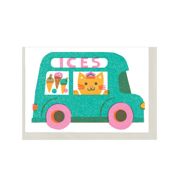 Ices Van Mini A7 Greeting Card