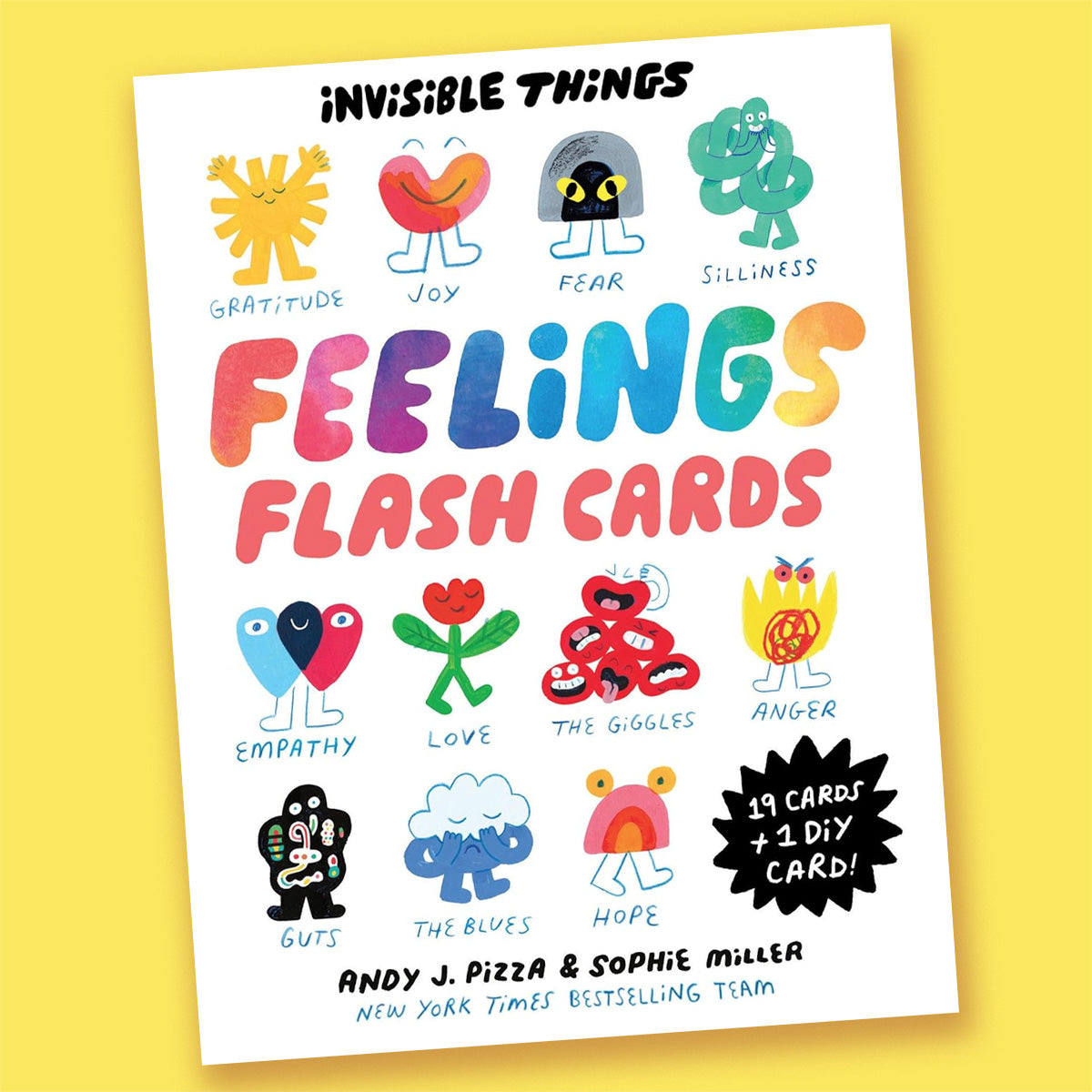 Invisible Things Feelings Flash Cards by Andy Pizza and Sophie Miller