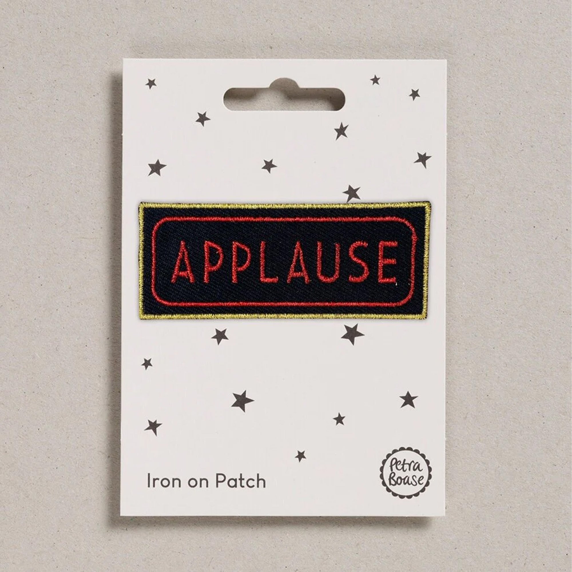 Applause Iron on Patch
