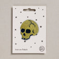 Iron on Patch - Gold Skull