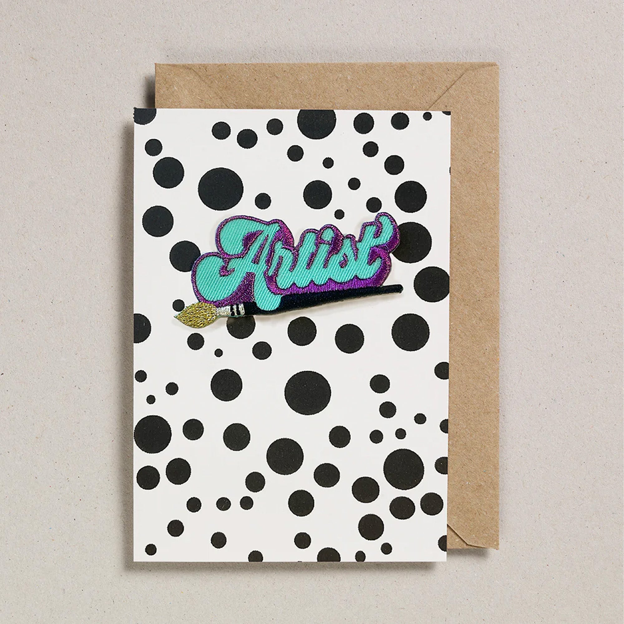 Iron on Patch Greeting Card - Artist
