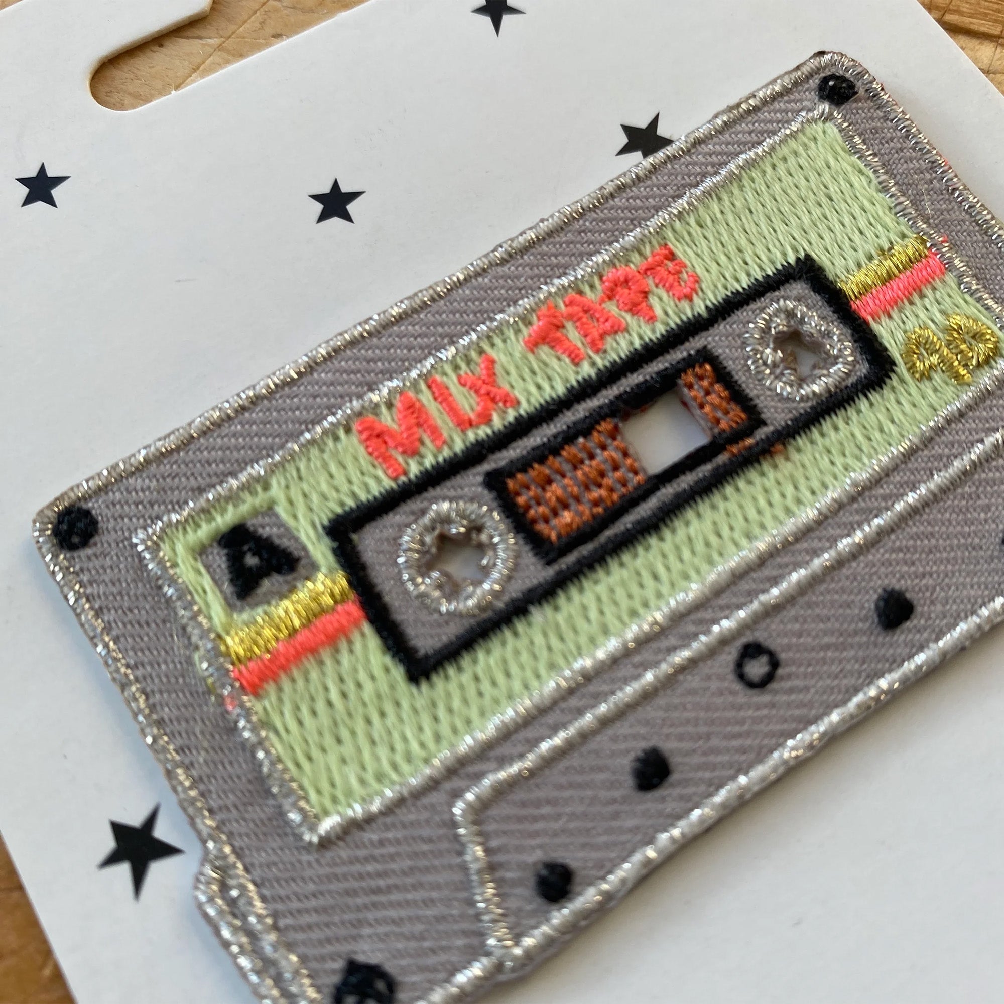 Mix Tape / Retro Cassette Iron on Patch