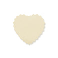 Wooden Paintable Keepsake Box with Snap Lid – Scalloped Heart