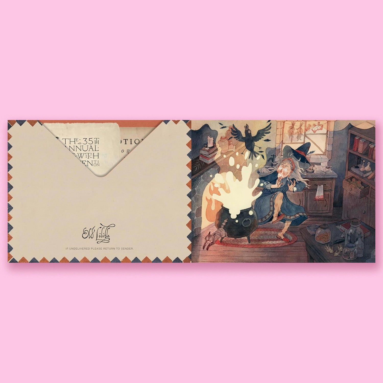 Letters from the Witch: Cackle Crackle: With Five Spells to Pull Out and Keep by Annie Atkins and Taryn Knight