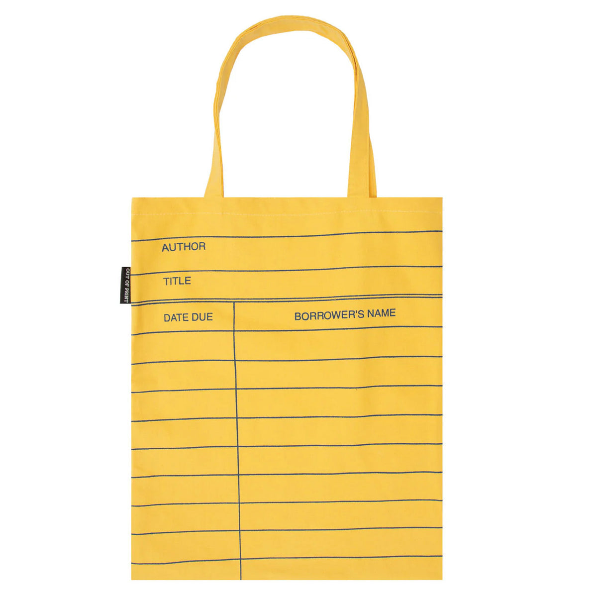 Yellow Library Bag Library Card: Yellow Tote Bag – Collage Collage