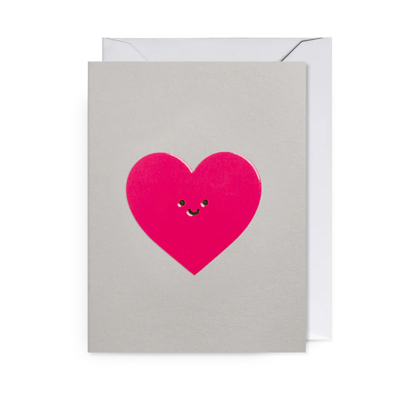 Little Pink Heart Mini Greeting Card