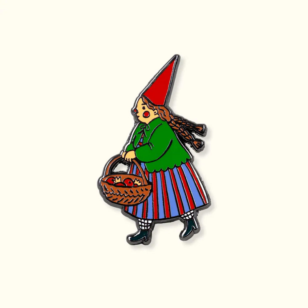 Little Witch Hazel Enamel Pin - by Phoebe Wahl