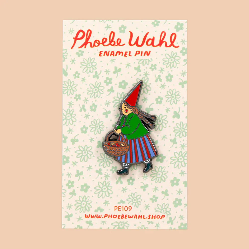 Little Witch Hazel Enamel Pin - by Phoebe Wahl