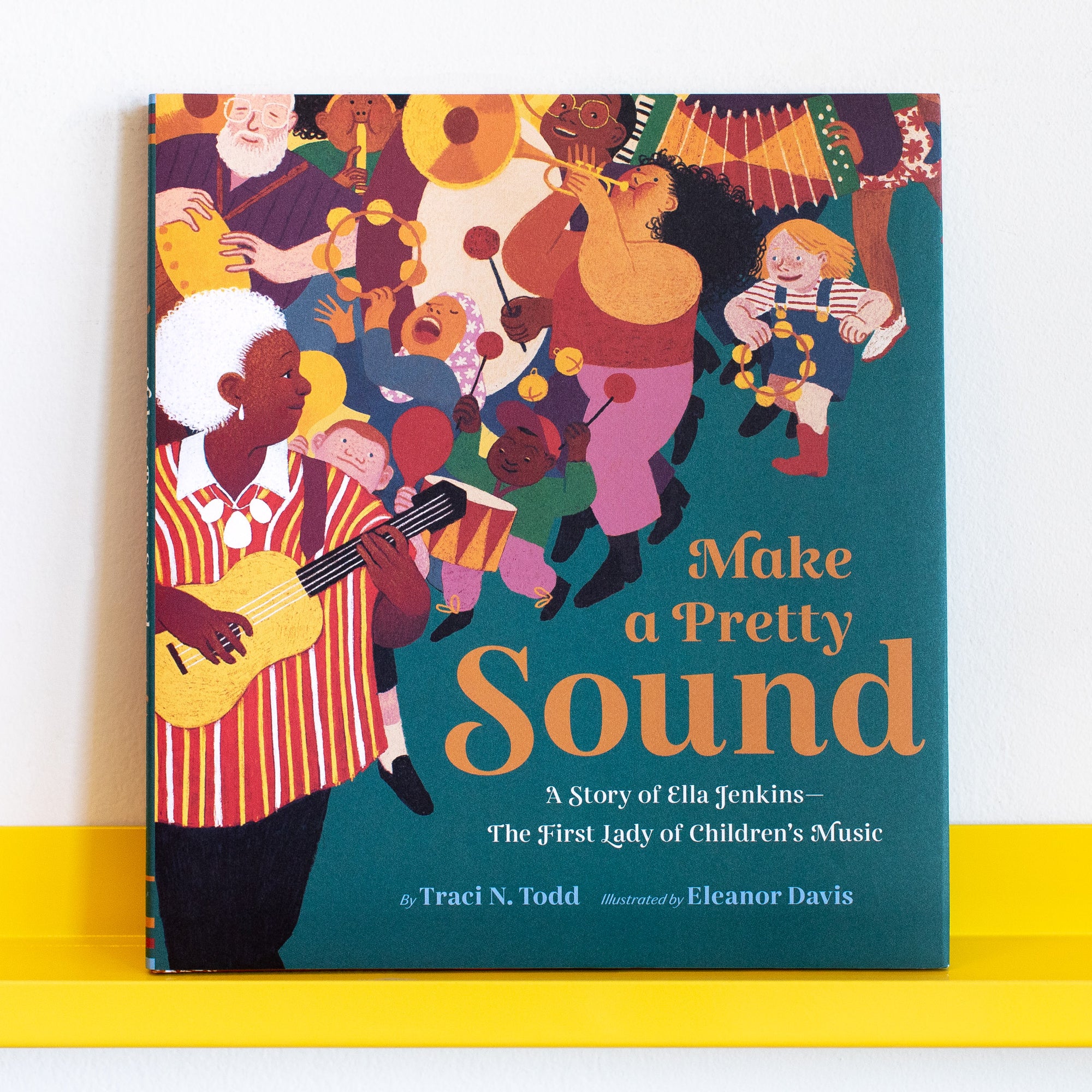 Book cover for Make a Pretty Sound: A Story of Ella Jenkins–The First Lady of Children's Music
