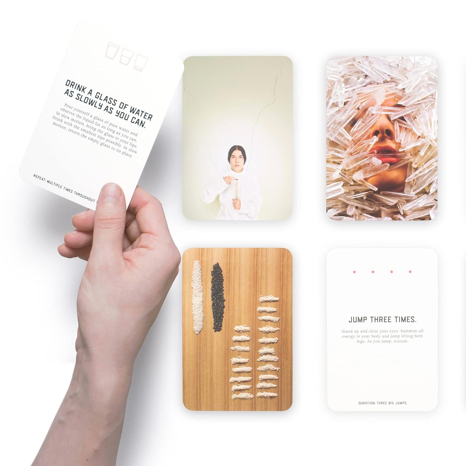 The Marina Abramovic Method: Instruction Cards to Reboot Your Life by Marina Abramovic and Katya Tylevich