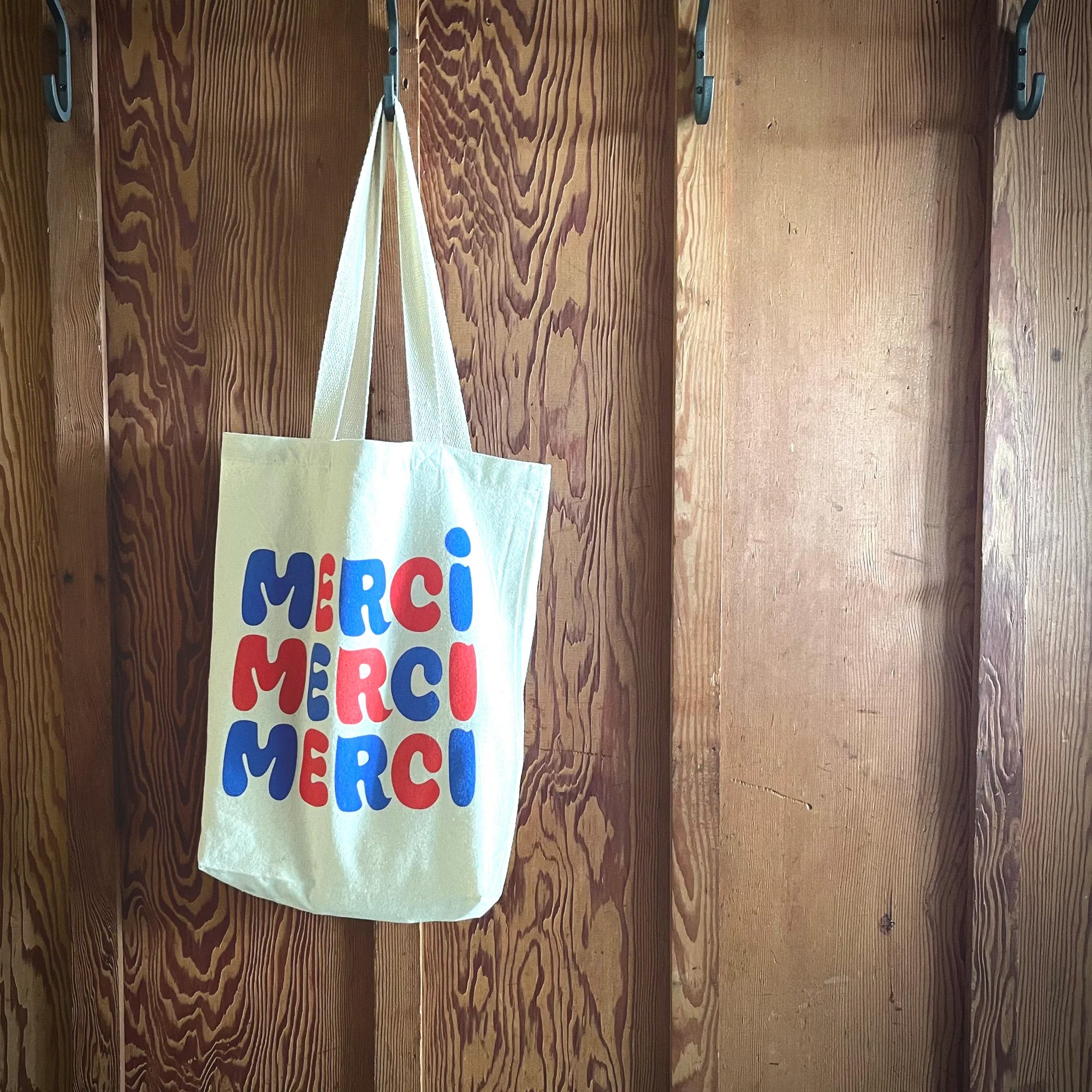 Merci Merci Merci Tote Bag by Banquet Workshop