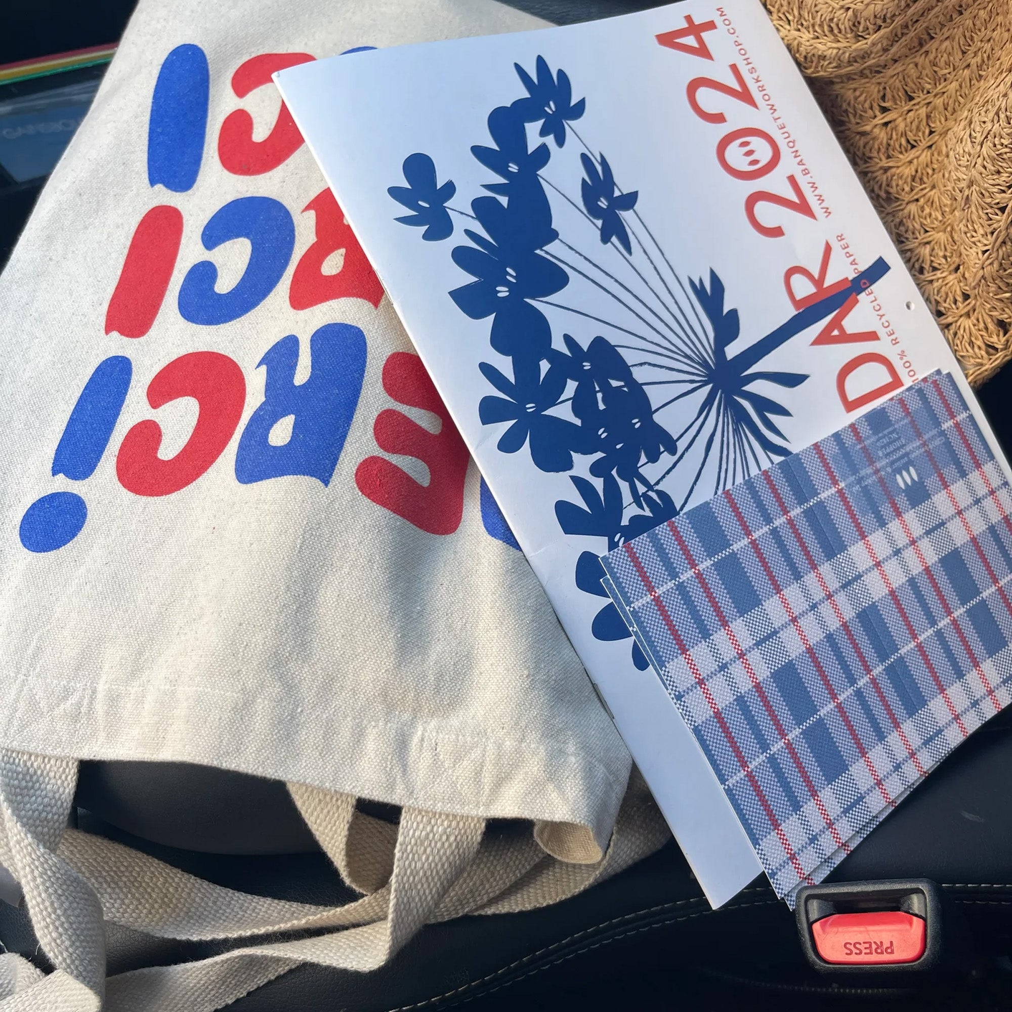 Merci Merci Merci Tote Bag by Banquet Workshop