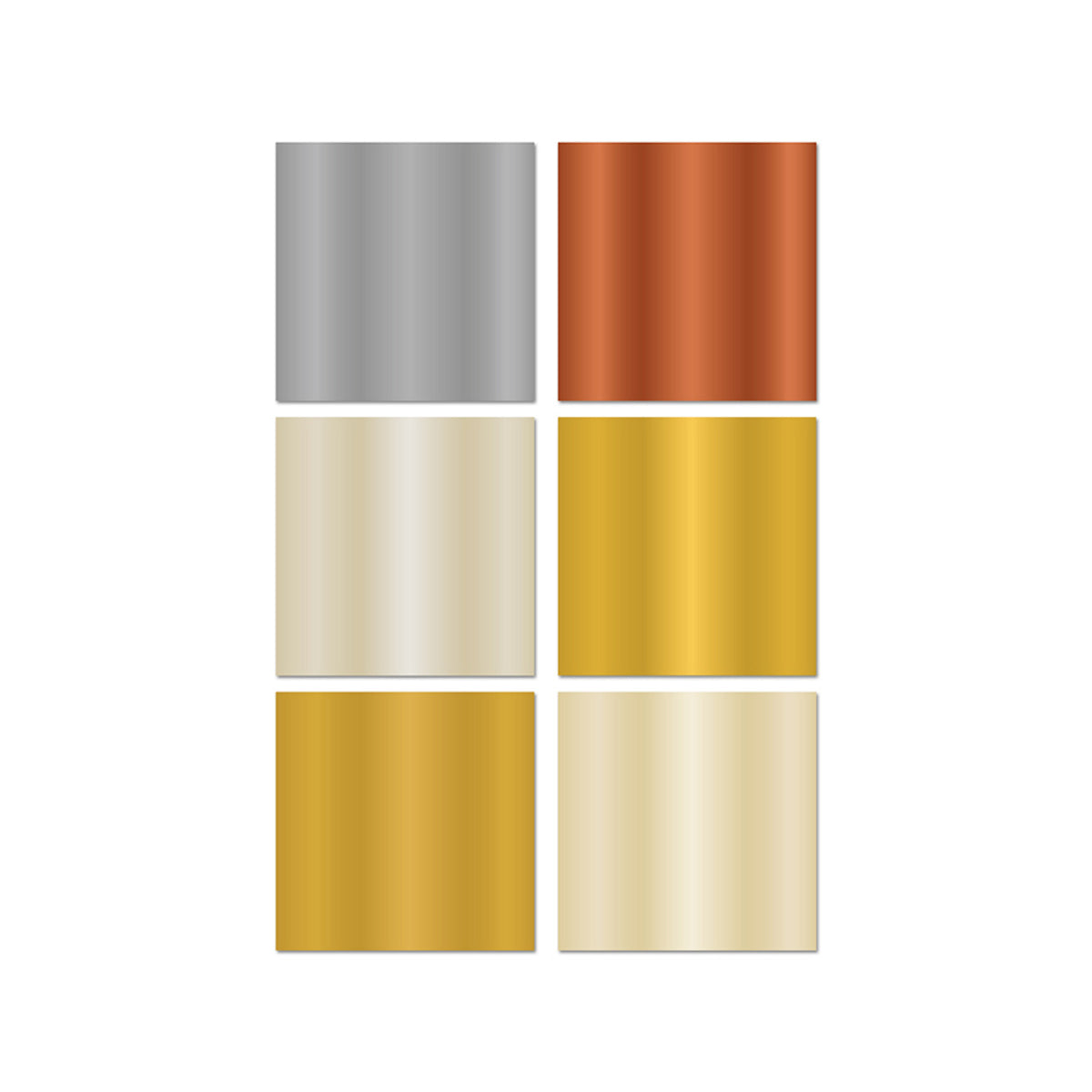 Metallic Cardstock Paper - 190gsm Single Sheets, 12"x12"