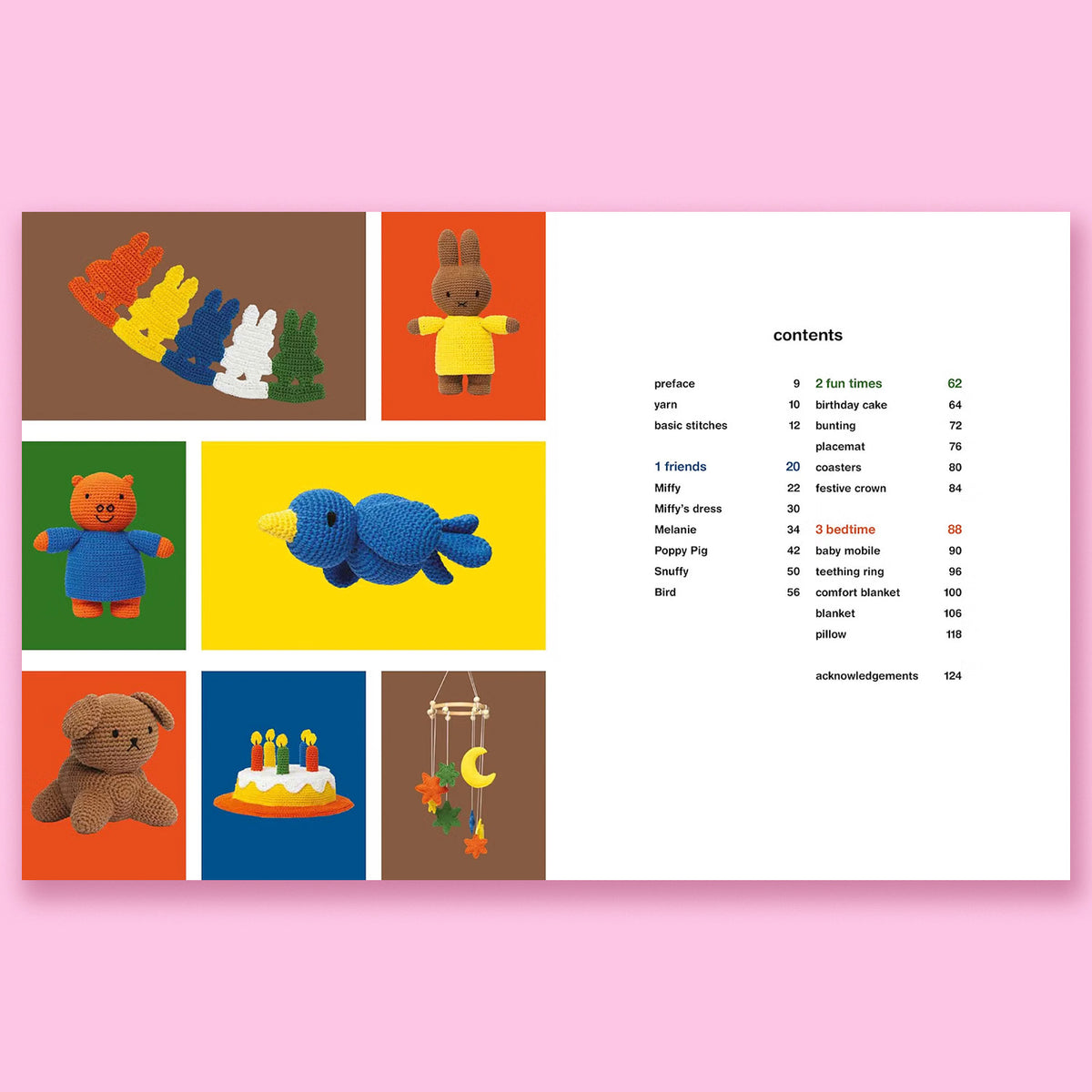 The Miffy Crochet Book: 16 projects for friends, fun times and bedtime by Dick Bruna and Kimberley Zwaans