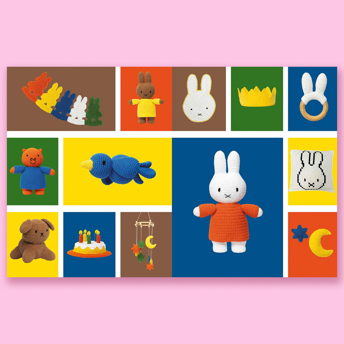 The Miffy Crochet Book: 16 projects for friends, fun times and bedtime by Dick Bruna and Kimberley Zwaans