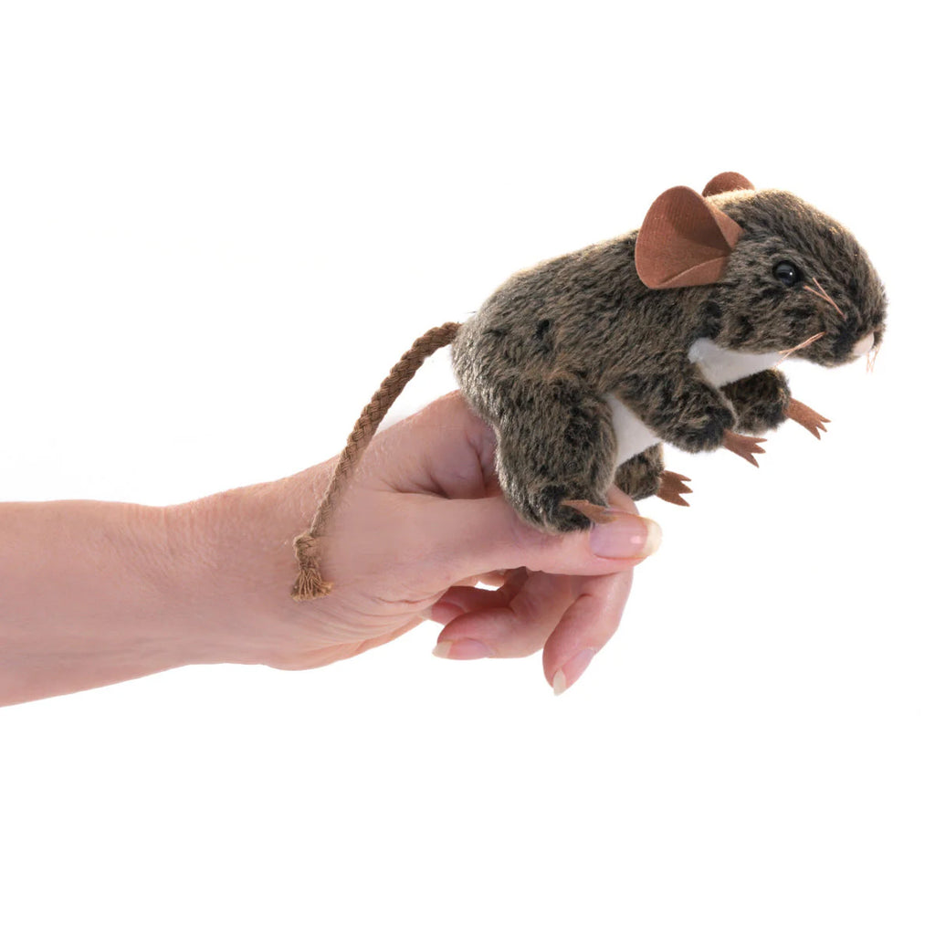 Mini Field Mouse Finger Puppet – Collage Collage