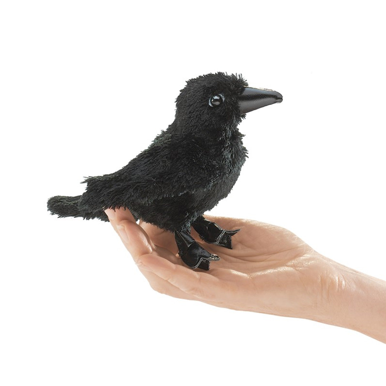 Mini Raven Finger Puppet