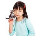 Mini Tabby Cat Finger Puppet