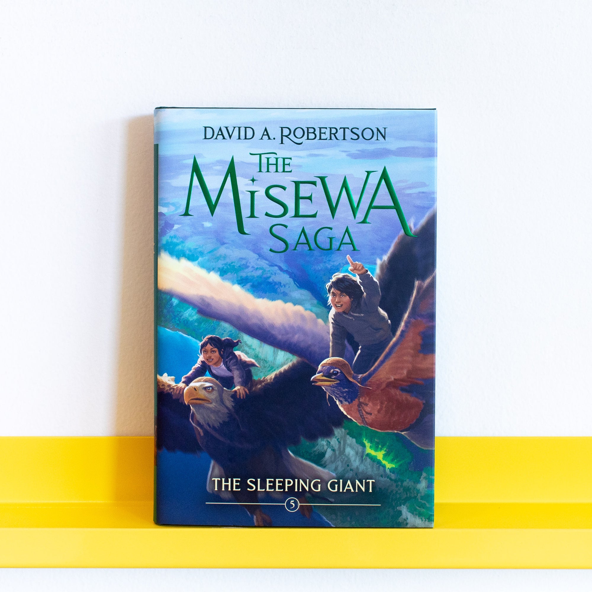 Book cover of The Sleeping Giant: The Misewa Saga by David A. Robertson