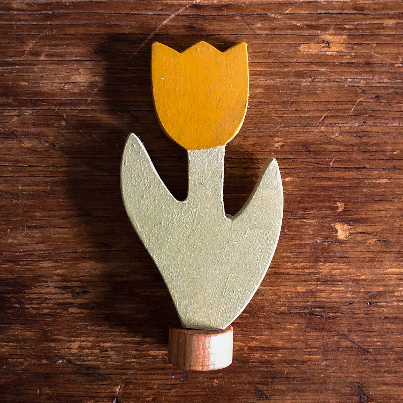Mustard Tulip Ornament for Celebration Rings