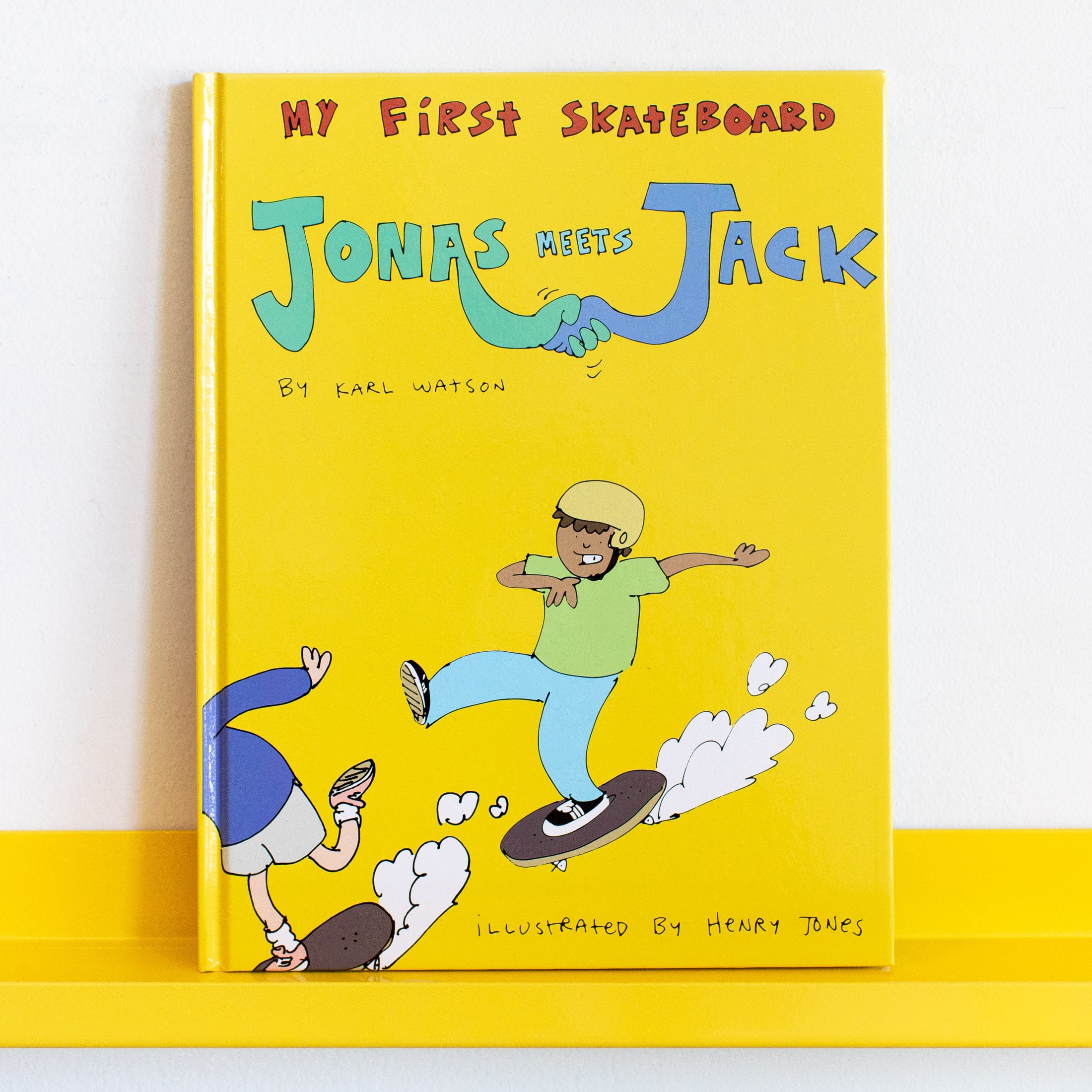 My First Skateboard – Jonas Meets Jack by Karl Watson – Collage