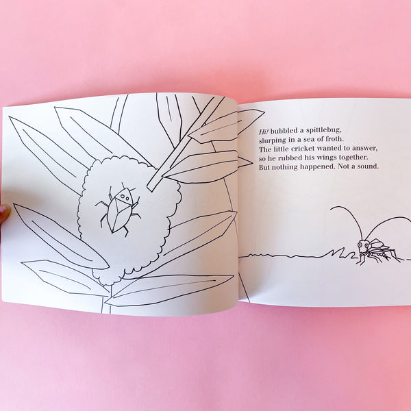 The Very Quiet Cricket Coloring Page The very quiet cricket coloring page