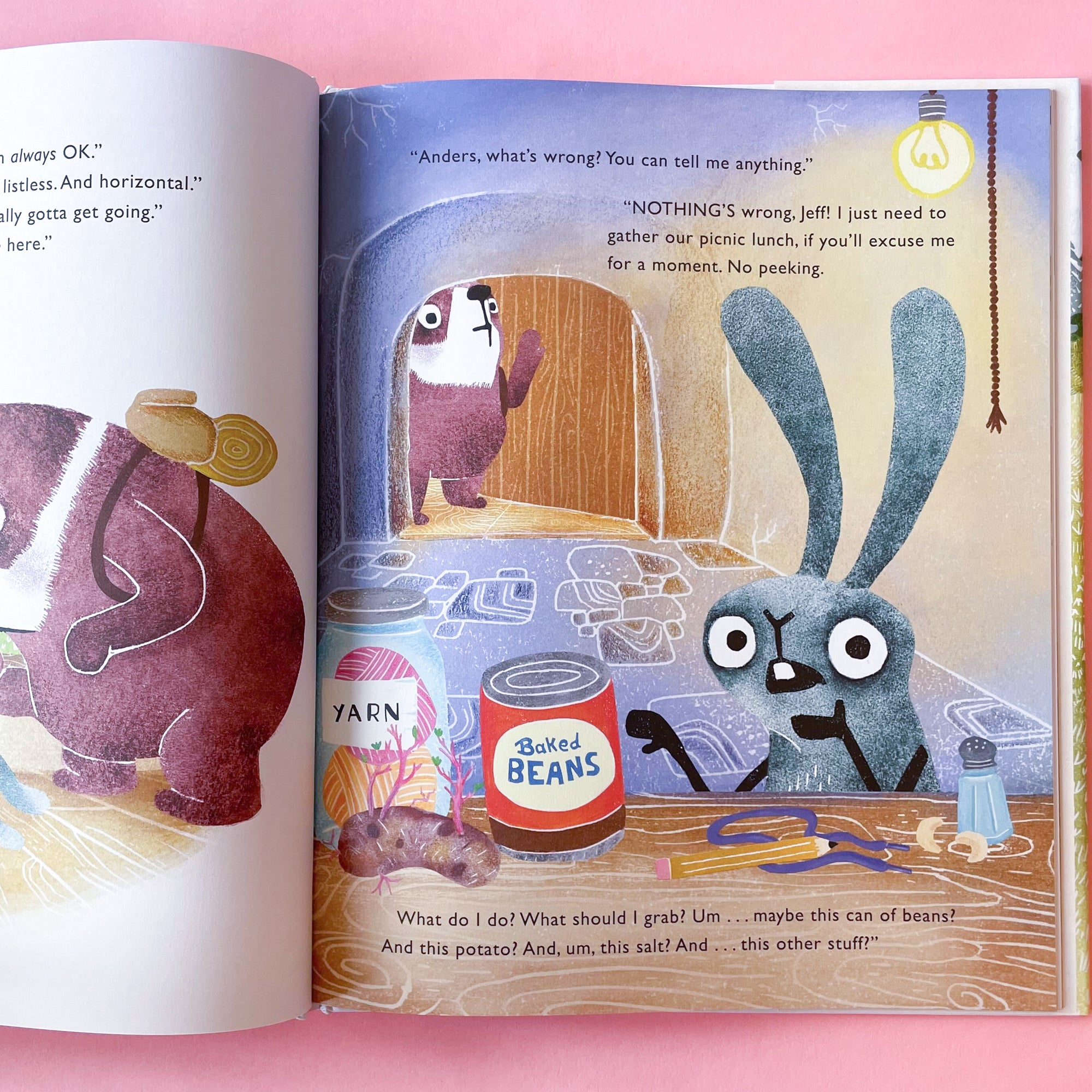 Nothing&#39;s Wrong! A Hare, a Bear, and Some Pie to Share by Jory John and Erin Kraan